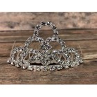 Rhinestone Crown Tiara Keepsake Gift for Sweet 16 Mis Quince Anos Weddings Birthdays